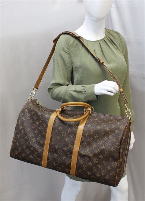 louis vuitton monogram keepall 50 travel bag